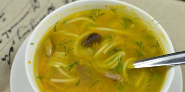 Суп-пюре из сушёных грибов - 12 пошаговых фото в рецепте