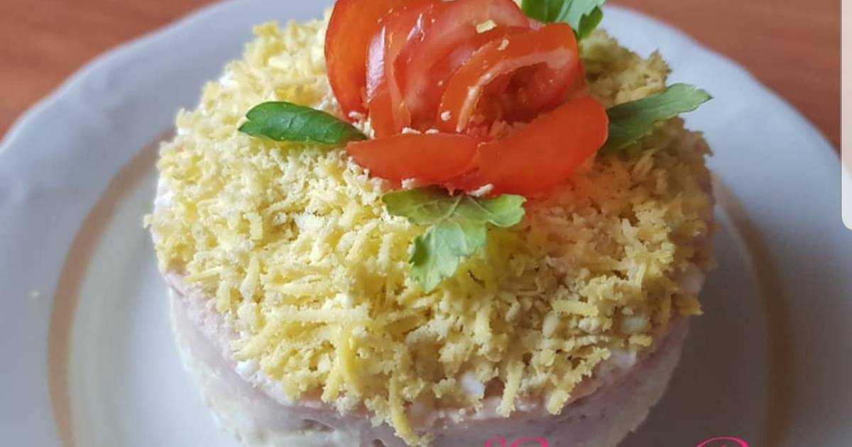 Салат с кальмарами и печенью трески рецепт с фото очень вкусный
