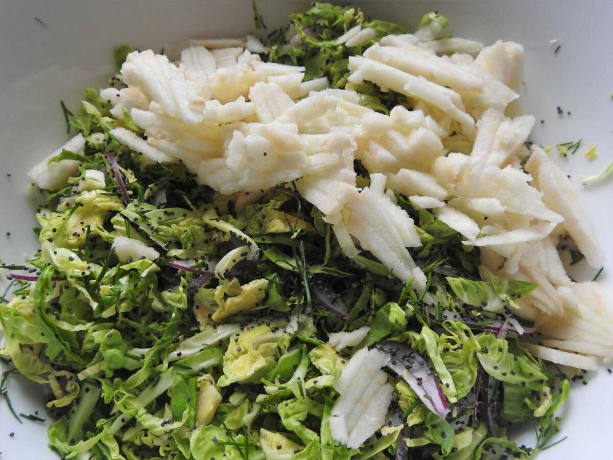 Вкусные домашние рецепты салатов с брюссельской капустой