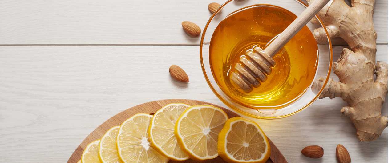Лимон, имбирь и мед от простуды