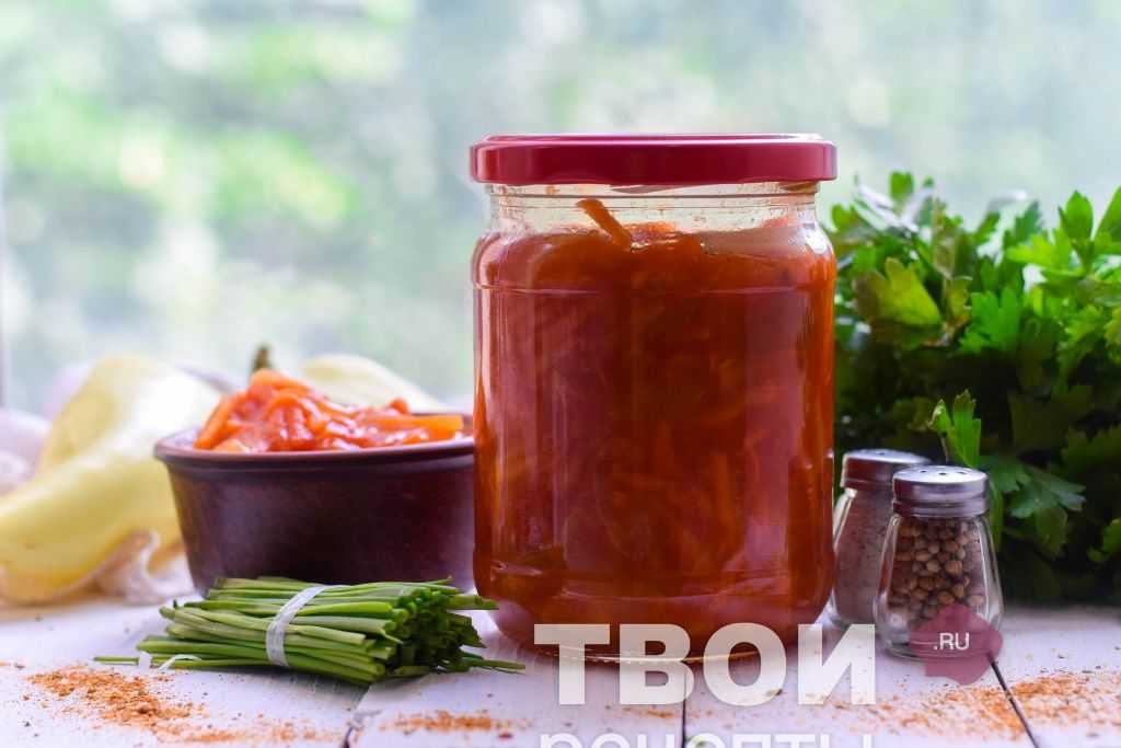 Лечо с томатным соком: рецепт на зиму из болгарского перца