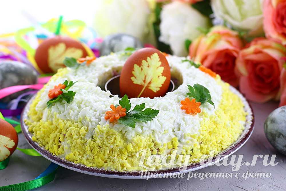 Пасхальный венок - рецепт с пошаговыми фото | меню недели