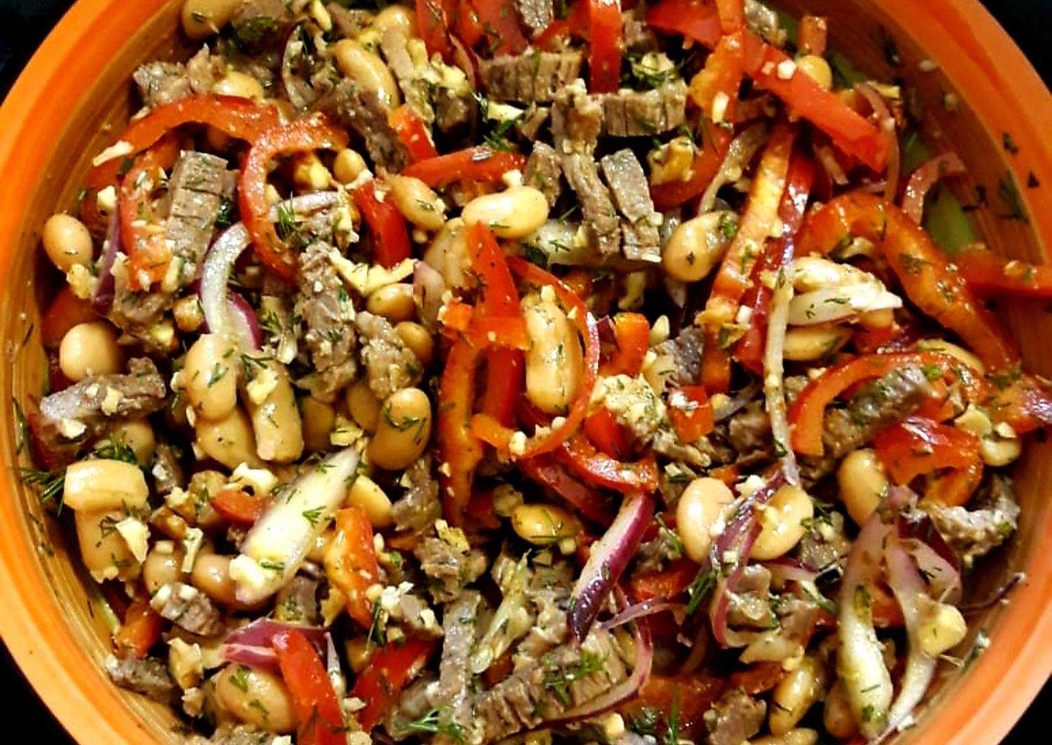 Салат тбилиси - вкусный рецепт с пошаговым фото