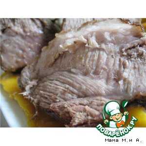Буженина в мультиварке из свинины и говядины: рецепты приготовления в фольге