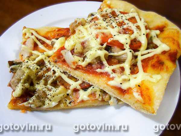 Пицца с белыми грибами - fraukitchen.ru