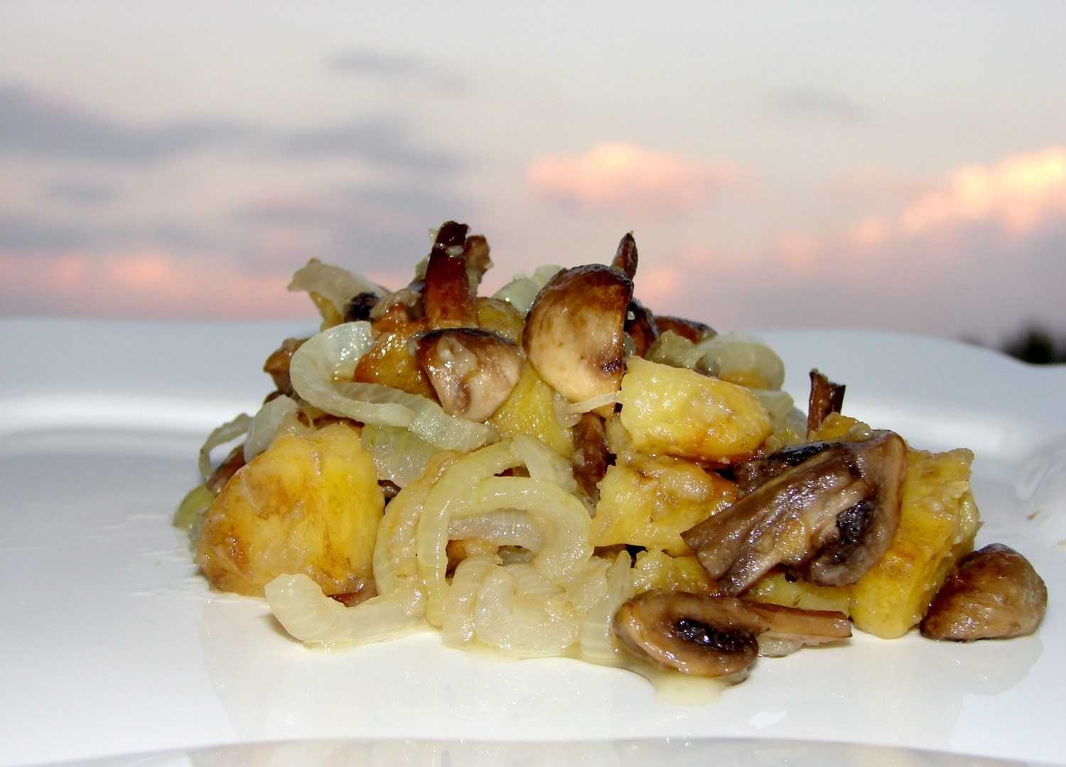 Опята жареные с картошкой. пошаговый рецепт приготовления с фото