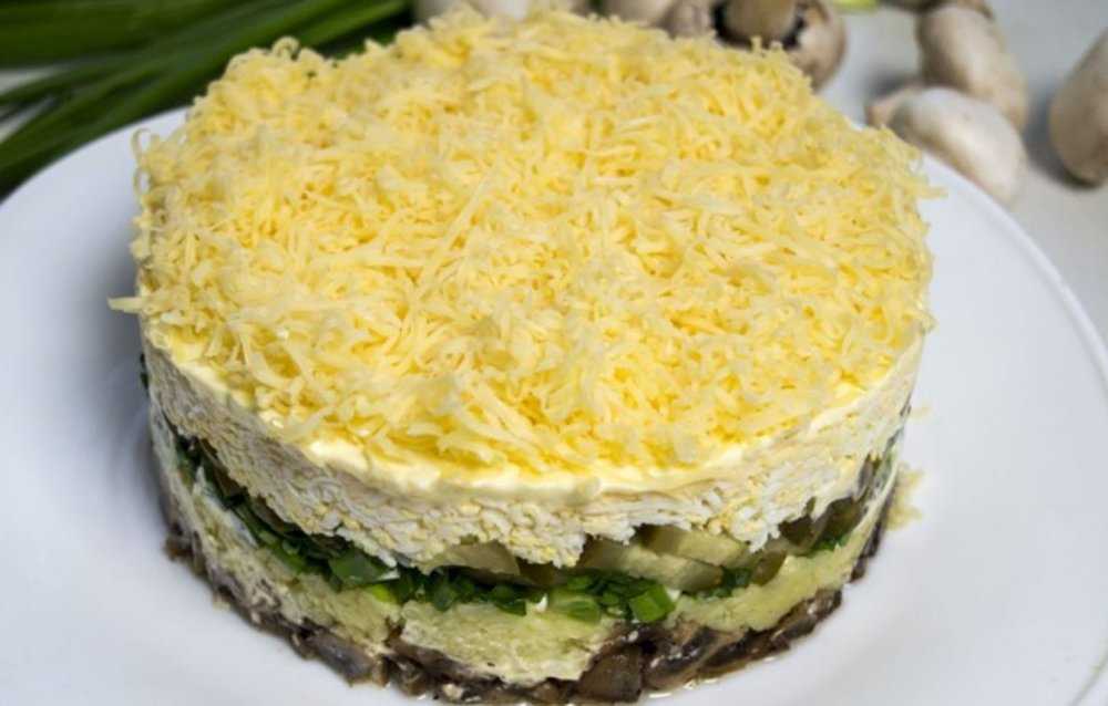 Салат грибы под шубой рецепт с фото пошагово - 1000.menu