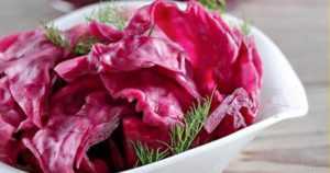 Красная маринованная капуста (быстрого приготовления) - пошаговый рецепт с фото |  закуски