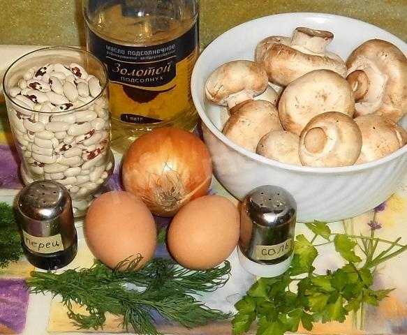 Салат с белой фасолью консервированной рецепт с фото пошагово - 1000.menu