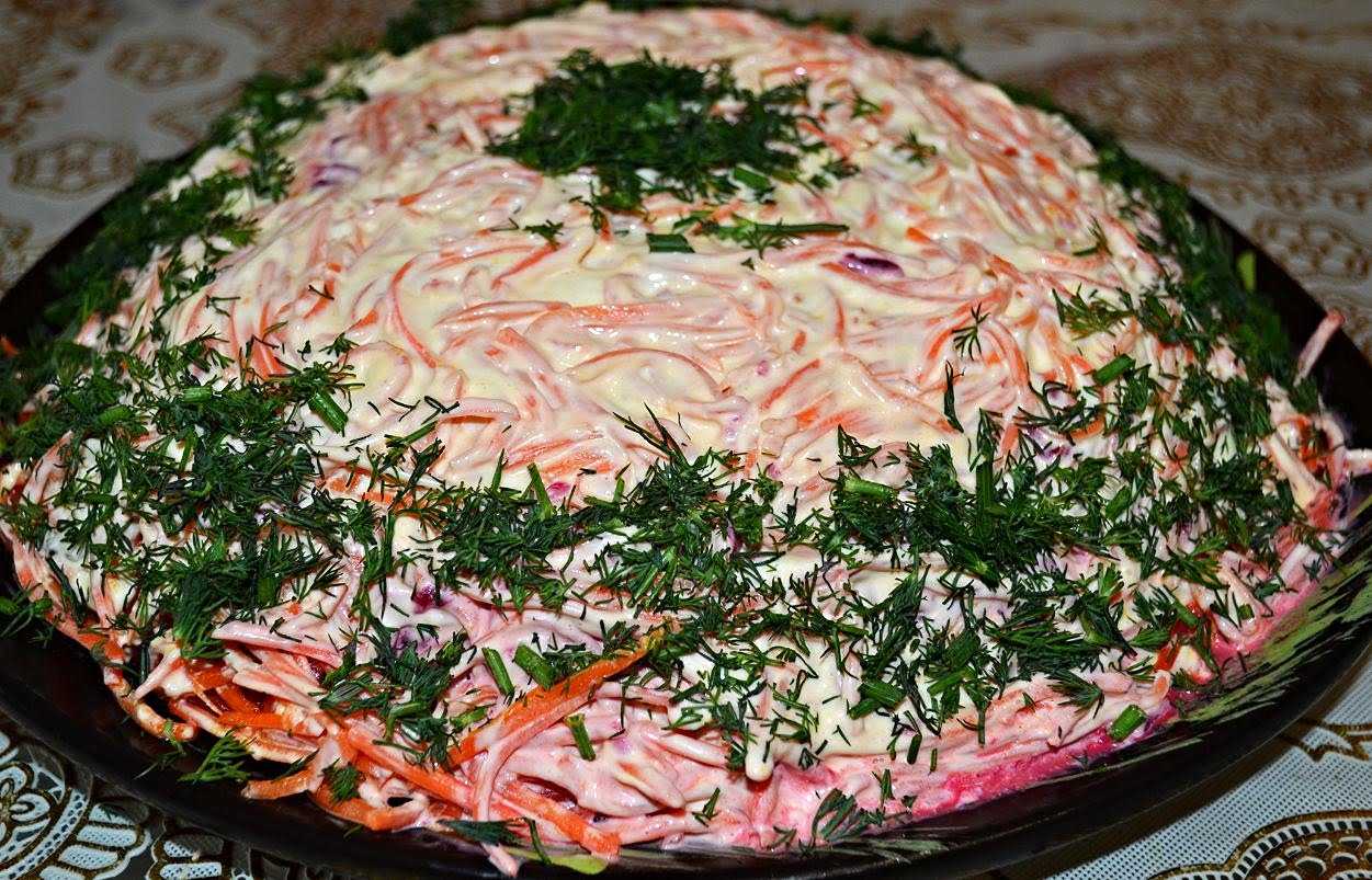 Простые рецепты салатов на день рождения с фото