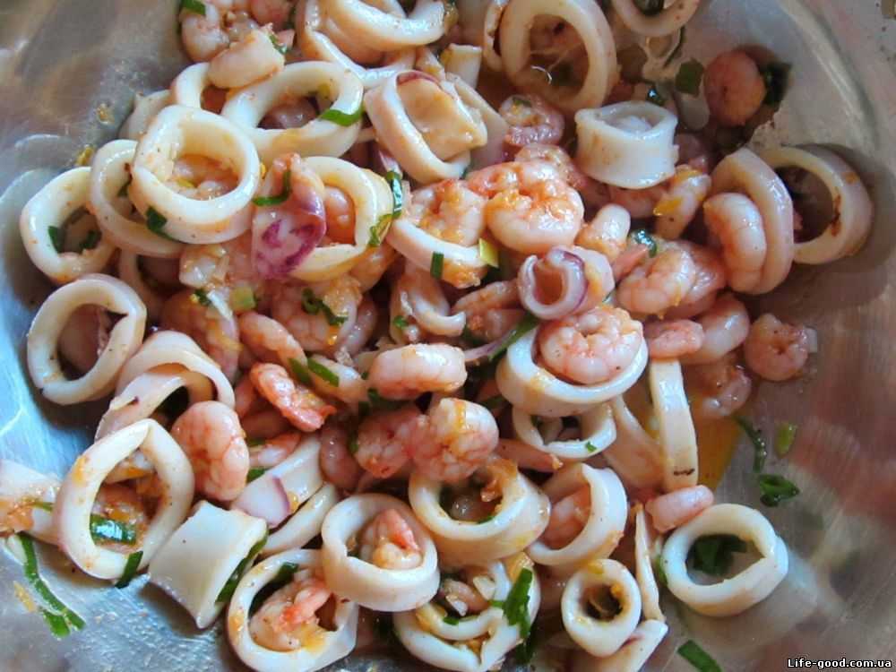 Вкусные рецепты из кальмаров рецепты с фото простые и вкусные пошаговые