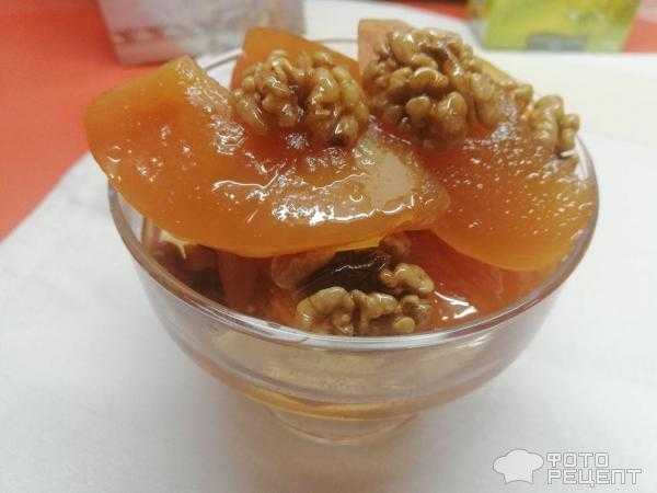 Варенье из айвы дольками с лимоном и грецким орехом: японский пошаговый рецепт айвового варенья с картинками
