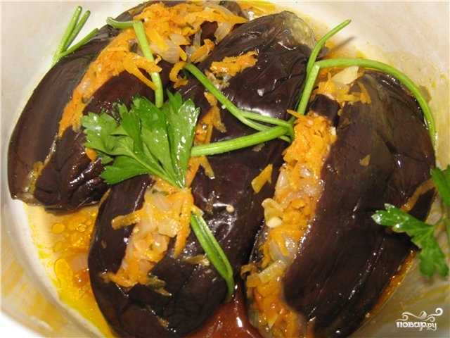 Фаршированные квашеные баклажаны с морковью и чесноком: топ-6 рецептов на зиму и прямо к столу