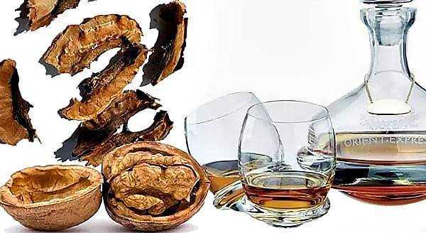 Рецепт домашней настойки на перегородках грецкого ореха