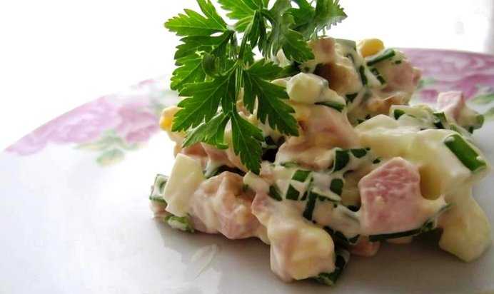Салат из свиного сердца